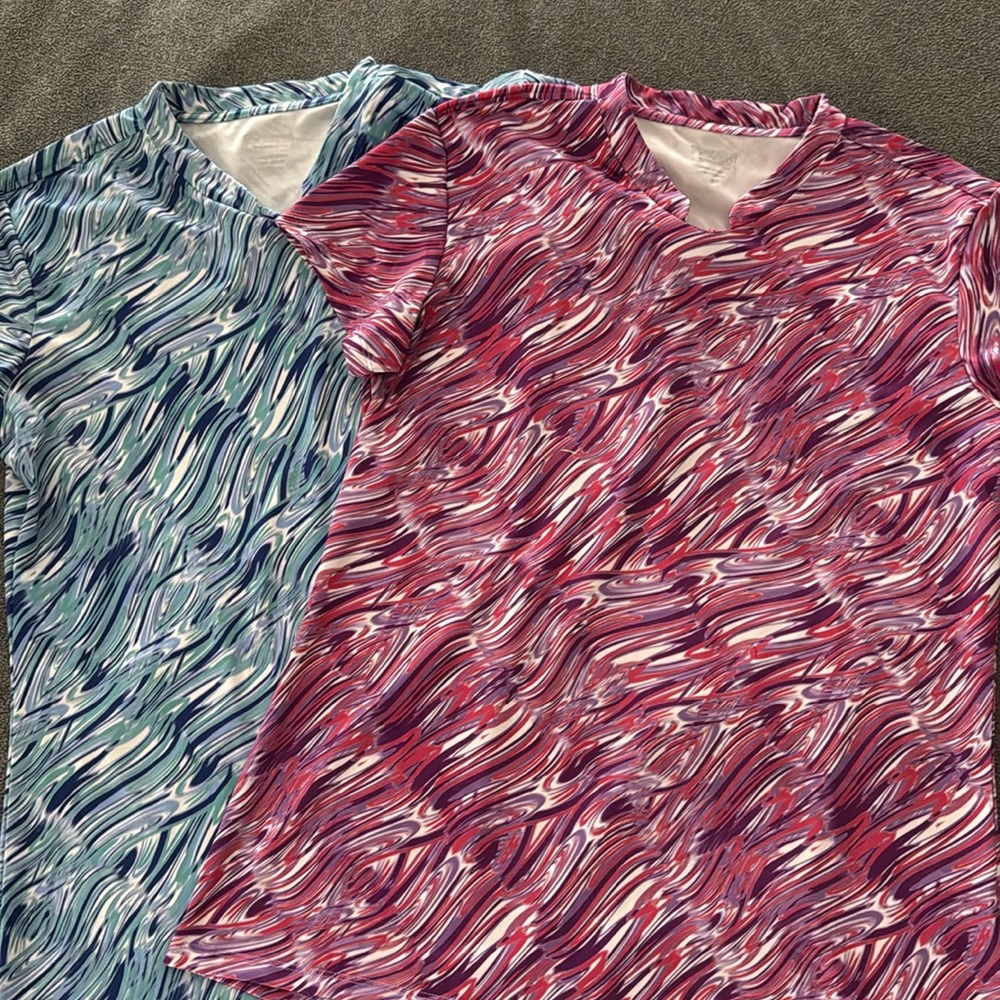 2 Dover DS Ladies’ Shalmar Print Shirt, medium
